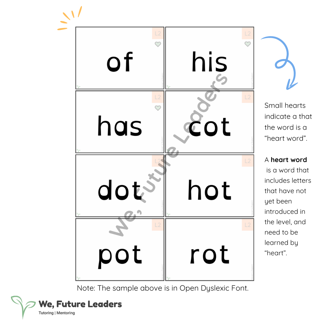 Level 2 Sound & Word Flash Cards