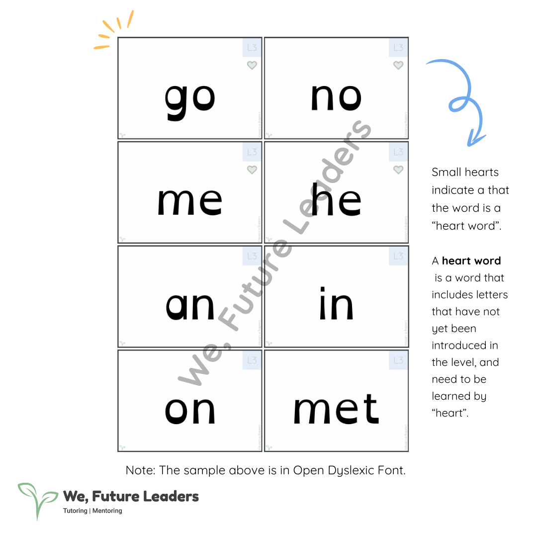 Level 3 Sound & Word Flash Cards